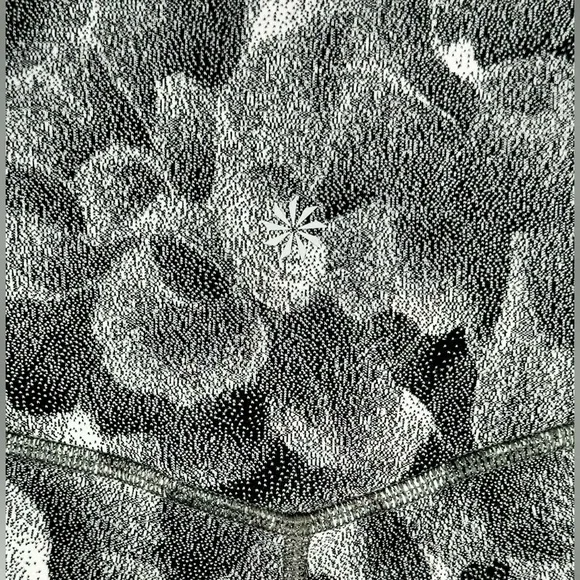 Athleta Women’s Elation Textured Tight black/white Florar Sz S/P Leggings Gym - Picture 7 of 9